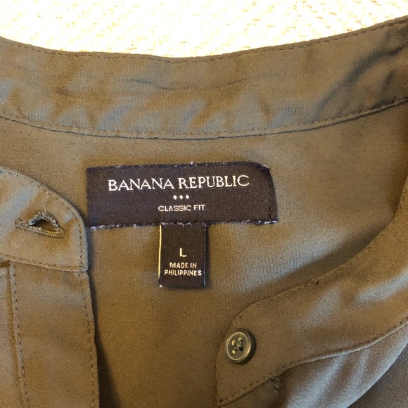 BANANA REPUBLIC factory blouse. L - Picture 3 of 3